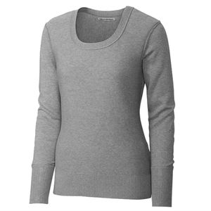 Cutter & Buck Boadview Scoopneck Sweater - Athletic Grey Heather